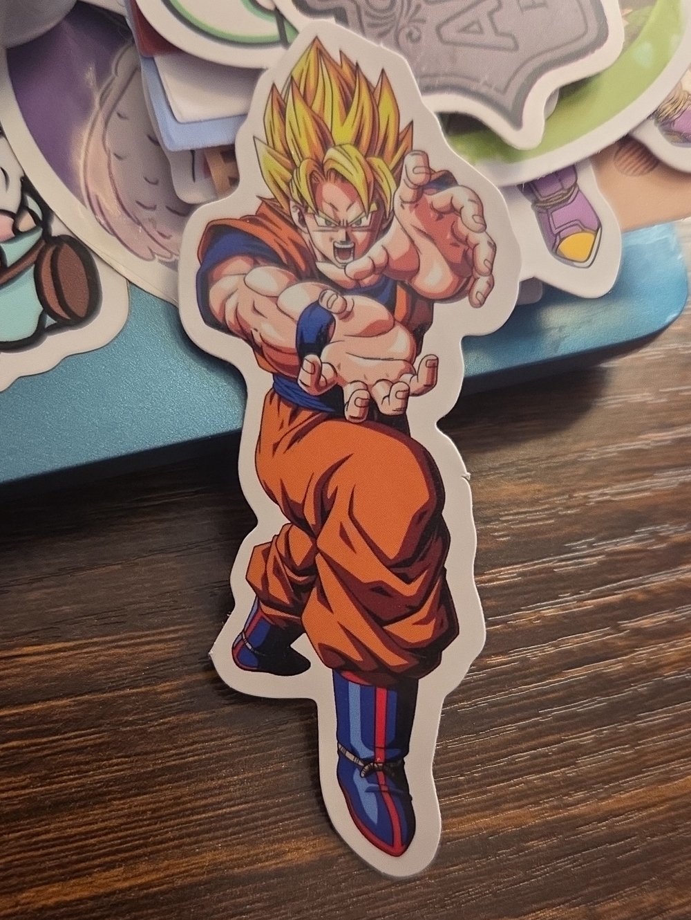 Kids Orange Superhero Action Sticker - Unbranded